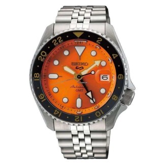Seiko5 Sports GMT Automatik Orange SSK005K1