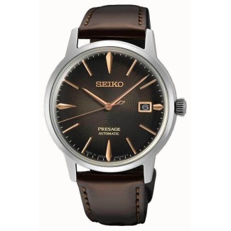 Seiko Presage Cocktail Braune Lederuhr – SRPJ17J1
