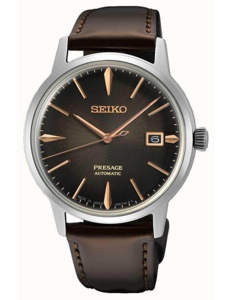 Orologio Seiko Presage Cocktail pelle marrone - SRPJ17J1
