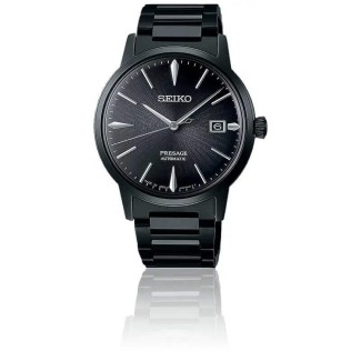 Seiko Presage Cocktail Black Automatic Watch - SRPJ15J1