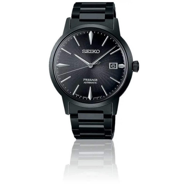 Seiko Presage Cocktail Black Automatic Watch - SRPJ15J1