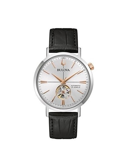 Bulova Aerojet silver automatic watch - 98A289