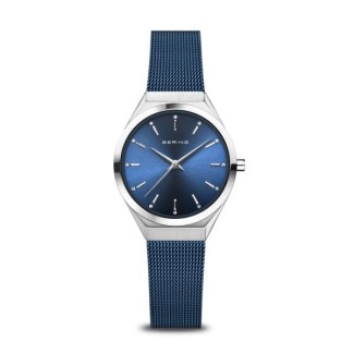 Orologio Bering Ultra Slim blu brillante 29mm - 18729307