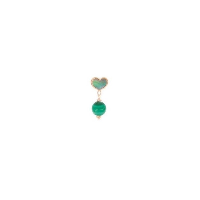 Single earring Maman et Sophie Green planet