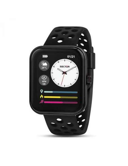 Orologio Smartwatch Sector S03 pro silicone nero - R3251159001