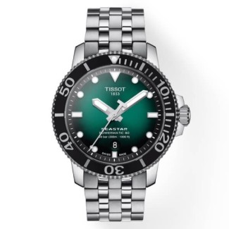 Orologio Tissot Seastar Powermatic80 verde - T1204071109101