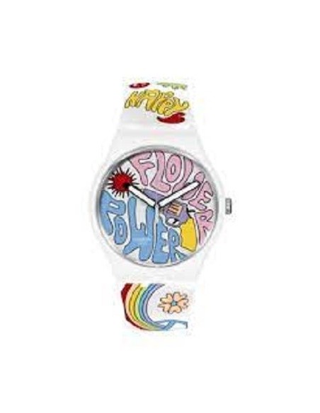 Orologio Swatch New Gent Power of Peace floreale - SO32W107