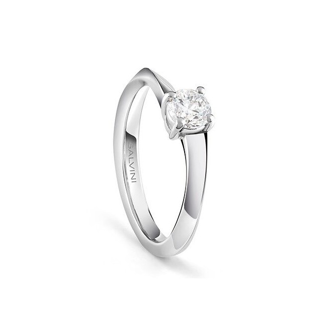 Anello Salvini Desideria in oro bianco e diamante ct0,36 - 20092792