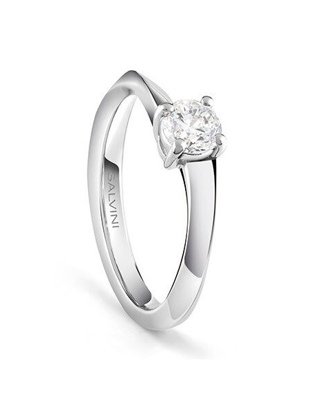 Anello Salvini Desideria in oro bianco e diamante ct0,36 - 20092792