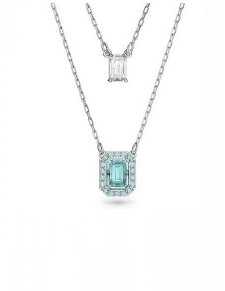 Swarovski Double Millenia octagonal light blue necklace 5640557