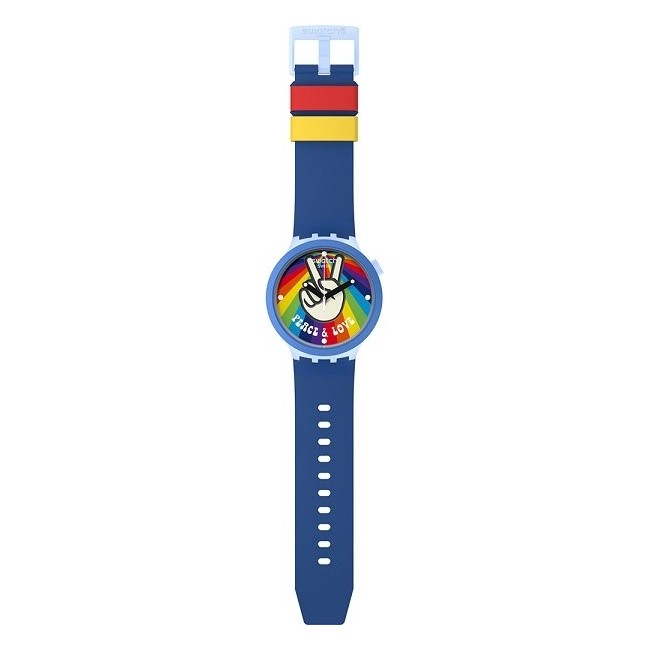 Swatch Watches Peace Hand Love rainbow - SB03N105