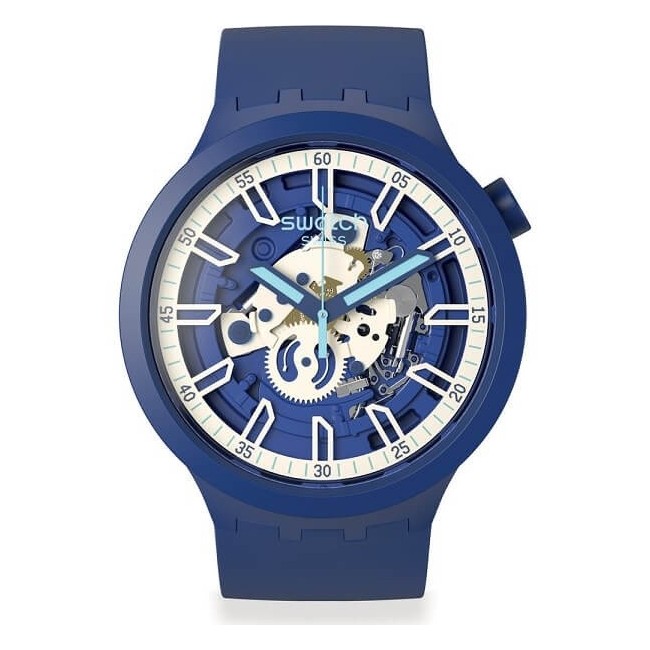 Swatch Uhren Iswatch Blue Big Bold - SB01N102
