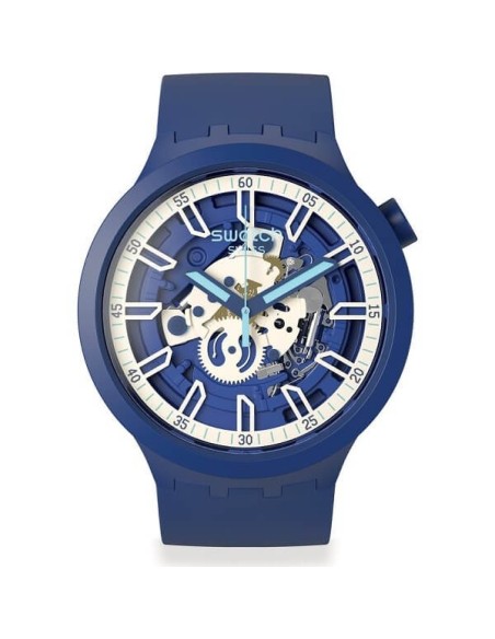 Swatch Watches Iswatch Blue Big Bold - SB01N102