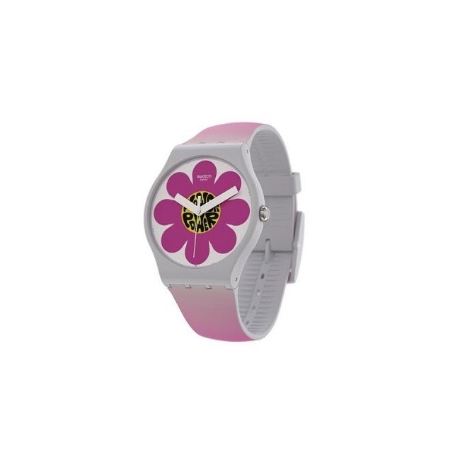 Orologio Swatch Flower Hour fiore centrale  - SO32M104