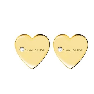 Salvini I Segni Cuore Ohrringe aus Gelbgold - 20081254