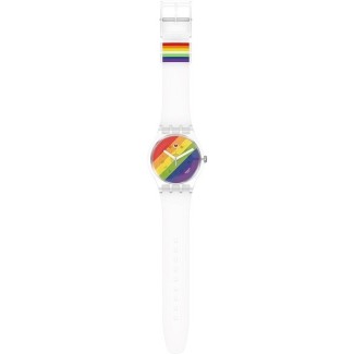 Swatch Stripe Fierce Pride Rainbow SO29K701
