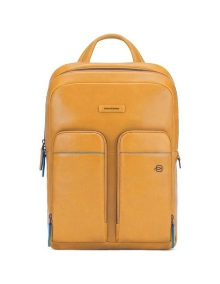 Zaino Piquadro Porta Pc e Ipad B2V in pelle giallo CA5575B2V/SA