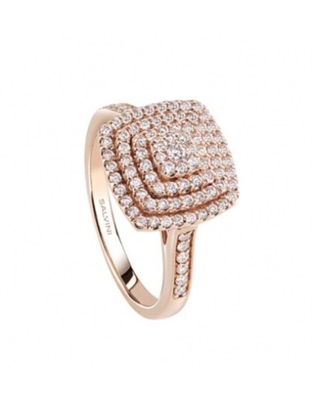 Salvini Bagliori Rosé-Ring mit Diamantpavé 20088397