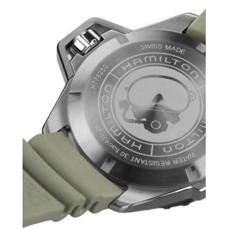 Hamilton Khaki Navy Frogman Auto Green H77825331 2
