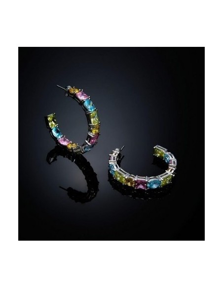 Mehrfarbige Creolen Chiara Ferragni Princess Rainbow J19AVS02