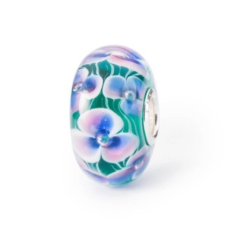 Trollbeads Glass Pansies -TGLBE20348