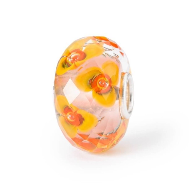 Trollbeads Vetro Fiori Dal Cuore -TGLBE30089