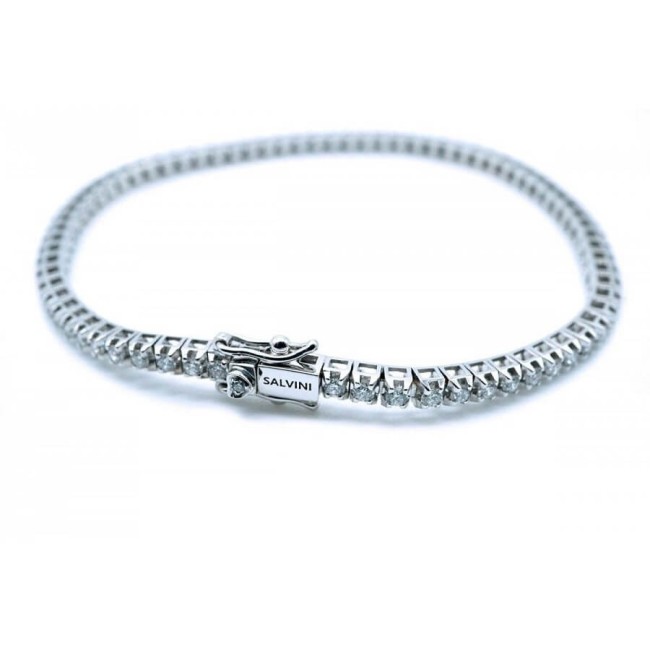 Salvini Battito Tennis Bracelet in gold and 1.01ct Diamonds - 20079851