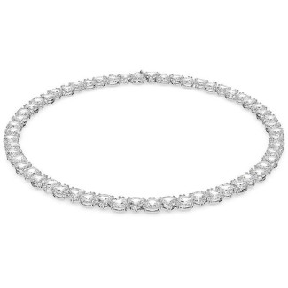 Swarovski Women's tennis necklace pear Millenia white - 5621138