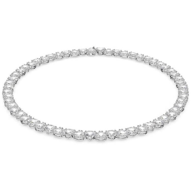 Swarovski Women's tennis necklace pear Millenia white - 5621138