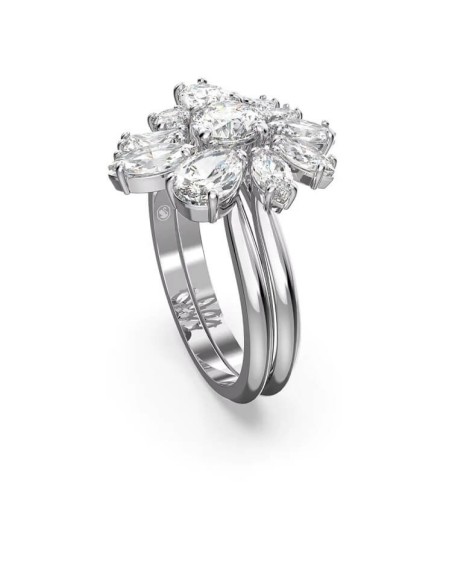 Swarovski Gema Ring mit weißen Blumenkristallen 5644661
