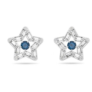 Swarovski Star Ohrringe mit Kristallen und blauem Zirkon - 5639188