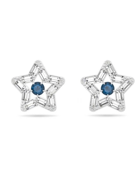 Swarovski Star Ohrringe mit Kristallen und blauem Zirkon - 5639188