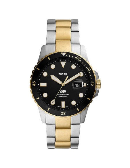Fossil Men's Watch Blue Golden and Black - FS5951