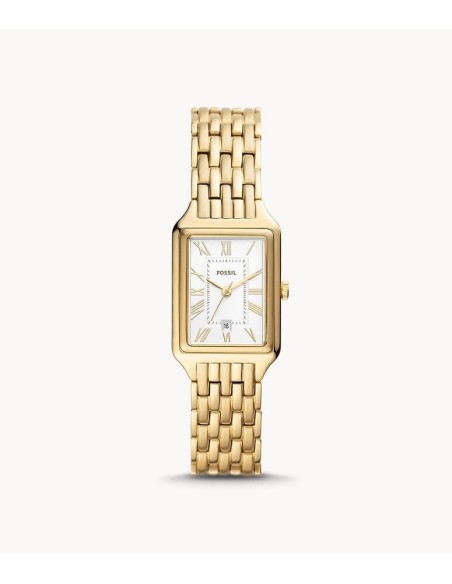Fossil Raquel Square Watch in Golden Steel - ES5220
