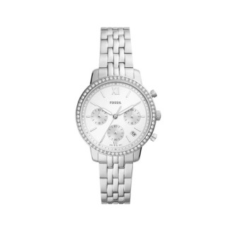 Fossil Neutra watch in steel with zircons - ES5217