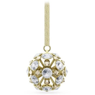 Swarovski Golden Sphere Decoration with Crystals - 5628029