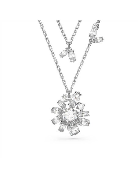 Collana Swarovski Gema Doppio Filo con Cristalli Bianchi 5644658