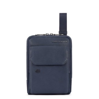 Borsello in pelle Piquadro Martin blu - CA3084S116/BLU