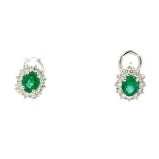 Salvini Earrings with Emeralds and Diamonds - 81060715