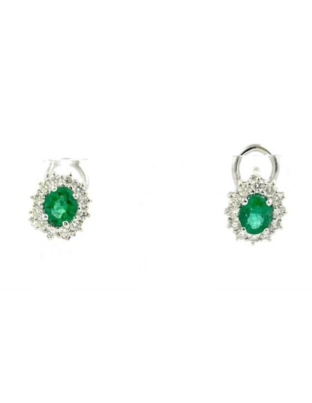 Salvini Earrings with Emeralds and Diamonds - 81060715