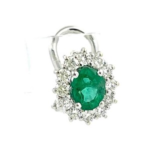 Salvini Earrings with Emeralds and Diamonds - 81060715 2