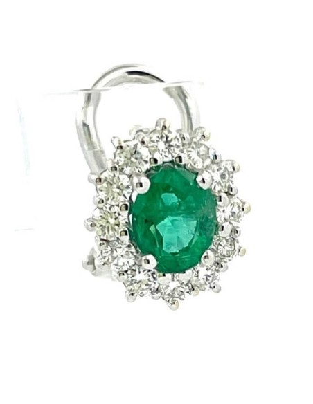 Salvini Earrings with Emeralds and Diamonds - 81060715