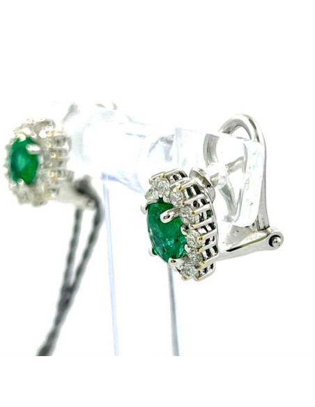 Salvini Earrings with Emeralds and Diamonds - 81060715