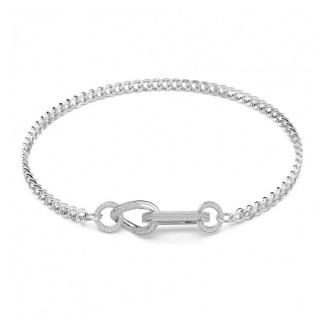Collana Swarovski Dextera, catena con pavè bianco 5655638