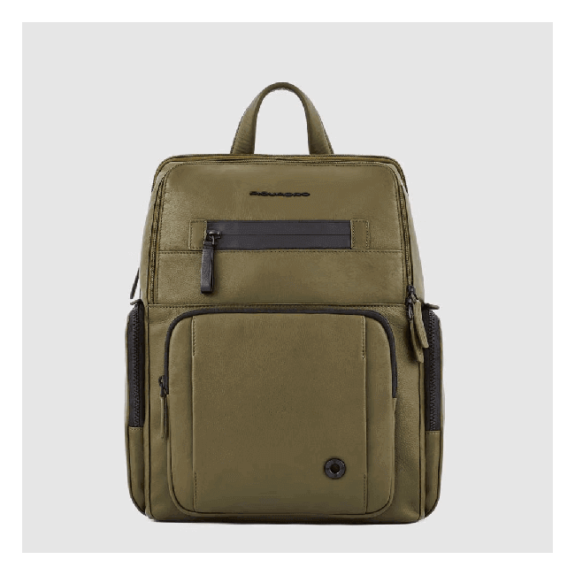 Piquadro Charlie computer backpack green - CA5919W117 / VE