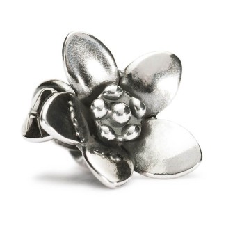 Trollbeads Silver Flowered Gem -TAGBE40038