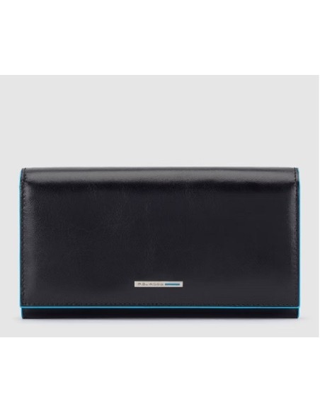 Piquadro Blue Square Damengeldbörse schwarz PD5904B2R / N