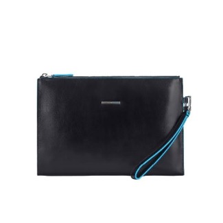 Pochette Piquadro sottile Blue Square nero AC5099B2/N