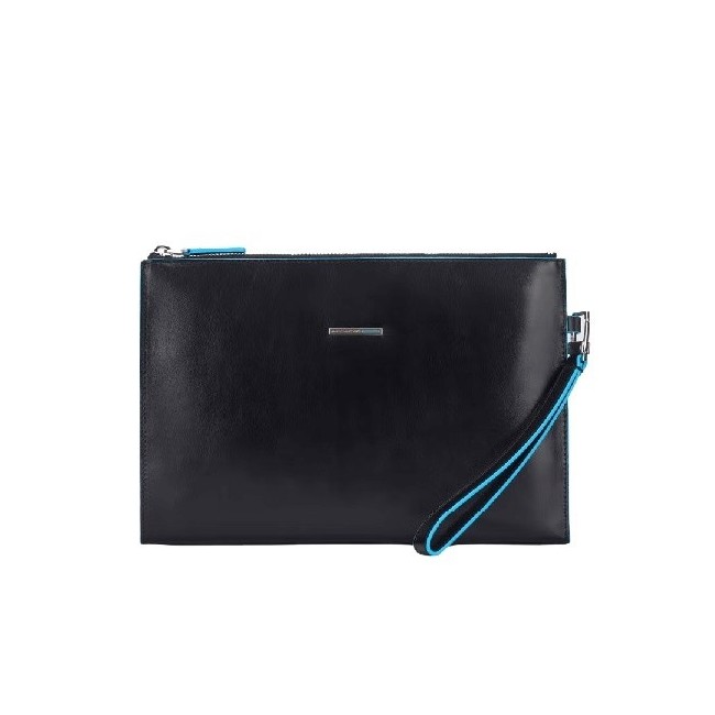 Pochette Piquadro sottile Blue Square nero AC5099B2/N