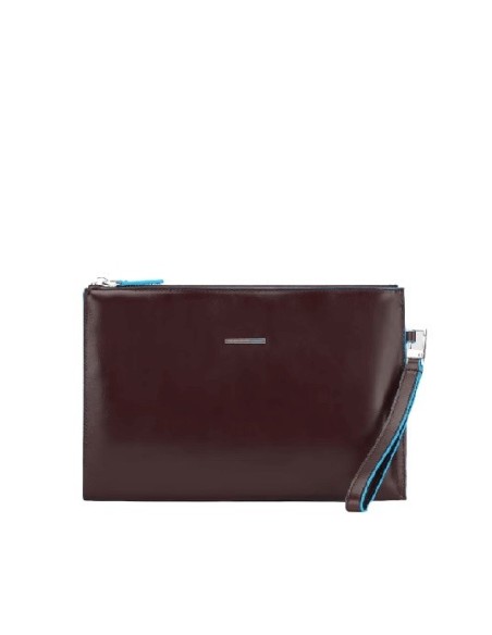 Piquadro slim clutch bag Blue Square mahogany AC5099B2 / MO